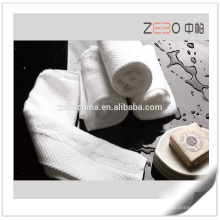 Início venda de toalhas brancas de algodão de alta qualidade por atacado conjuntos de banho do hotel
